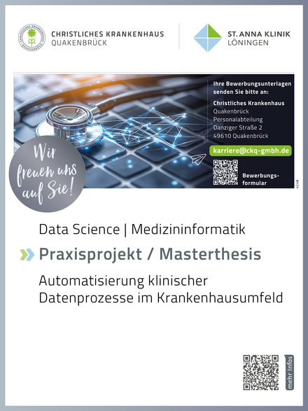 Ausschreibung Praxisprojekt Master