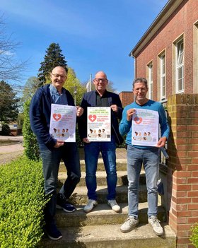 1. Artländer Pflegetag am 12.5.2026 - Matthias Brüggemann, Michael Puncak und Lucian Horn (v.l.)