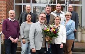 Gute Wünsche zum Start: Prof. Dr. Pia Lebiedz leitet die Konservative Intensivmedizin im CKQ